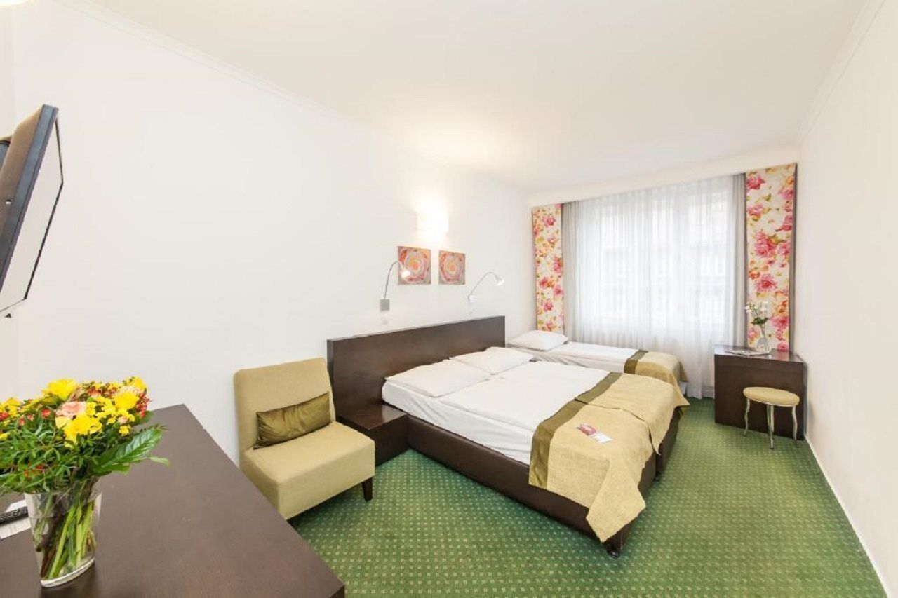 Hotel Vitkov Prága Kültér fotó